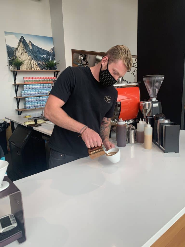 Barista in Hood River, OR.