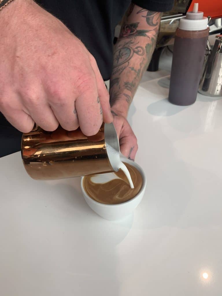 Latte Art by Parker at Stoked