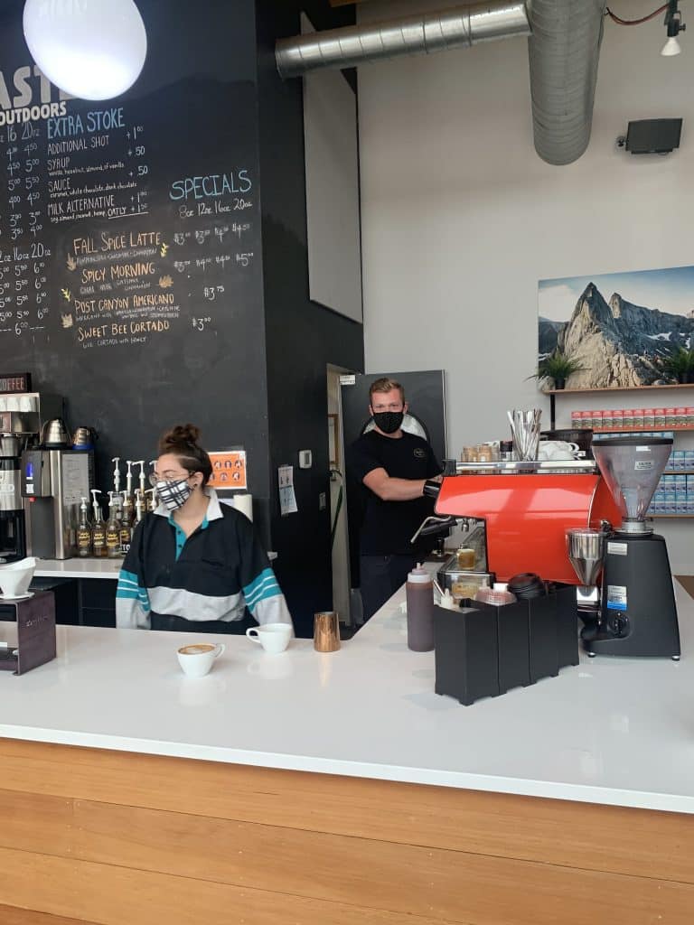 Baristas at Stoked Hood River