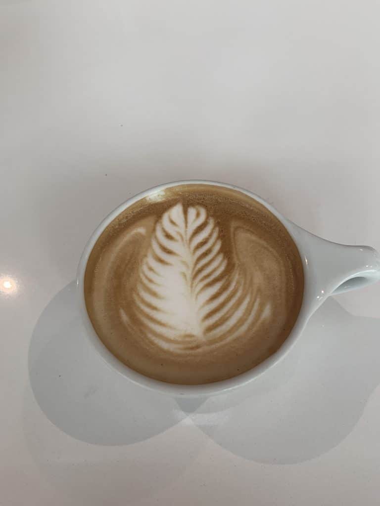 Latte Artwork at Stoked in Hood River, OR.