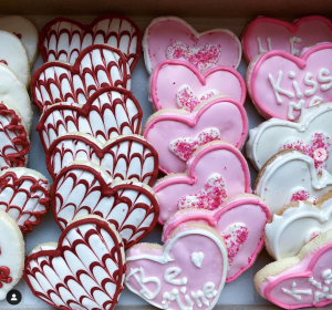Valentines Day Cookies From Stoked Coffee