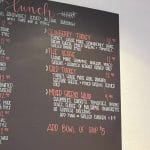 Lunch Menu at Ground Coffee Hood River