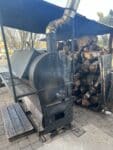 Lilos BBQ Outdoor BBQ smoker with cherry wood