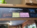 Smoothie Menu at Treebird Family Farm Hood River