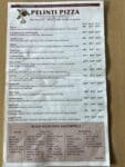 Pelenti Pizza Menu