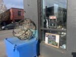 Outside net at Fish People in Hood River.
