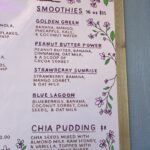 Blush River Bowls Menu for Smoothies