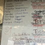 Meat Choices at El Monte Taqueria In Hood River August 2026