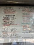 Menu Items at El Monte Taqueria in Hood River: August 2026