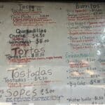 Menu Items at El Monte Taqueria in Hood River: August 2026